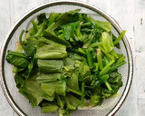 鍋不要☆ほうれん草とゆで卵の甘酒味噌作り方4写真