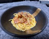 贅沢な濃厚ぺぺたまパスタ！作り方10写真