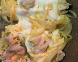簡単★昼食！めんつゆ白だし「親子丼」作り方7写真