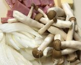 ベーコンのジェノベーゼ・クリームパスタ作り方1写真