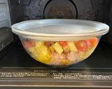 レンジで簡単♪鶏ももと野菜のカレー蒸し☆作り方4写真