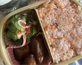 簡単茄子の甘辛炒めお弁当のおかず。作り方5写真