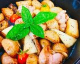チキンと6Pチーズのアヒージョ作り方2写真