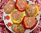 パプリカの肉詰め作り方4写真