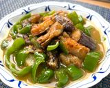 【作り置き副菜】簡単茄子とピーマンの味噌バター作り方6写真