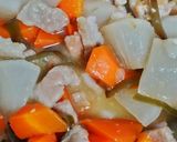 とろける♪豚バラ大根の煮物＊醤油or味噌作り方6写真