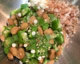 オクラ納豆のおかかマヨネーズ！作り方1写真