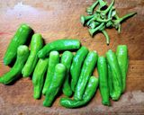 簡単！ししとうの 甘辛煮♪ にんにく風味作り方1写真