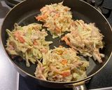 米粉のお好み焼き(具が多め)作り方4写真