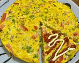鯖缶トマトのスパニッシュオムレツとスープ作り方9写真