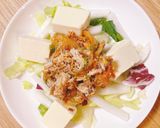 サバ缶とキムチのお豆腐サラダ作り方3写真