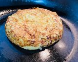 山芋とキャベツのふわとろ焼き　粉なし作り方3写真