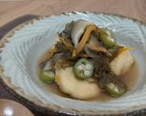 絹ごし豆腐の揚げ出し♪もずくあんかけ作り方7写真