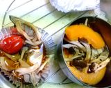 炊飯器でつくねロール、ひらたけ蒸し、おにぎりを作り方6写真