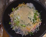 ワンパン調理☆もっちもちハム入り大根餅作り方4写真