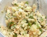 新じゃが新玉🥔明太ポテトの和風大葉サラダ作り方5写真