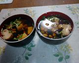 即席！ワカメと豆腐と枝豆のお吸い物作り方13写真
