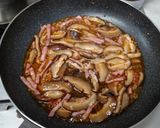 干し椎茸とベーコンの和風ペペロンチーノ作り方5写真