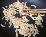 中華副菜！豆腐皮と春菊の和え物作り方1写真