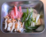 おでんの残り汁で和風 スープパスタ作り方2写真