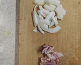 簡単カルボナーラ（ワンパン）作り方1写真