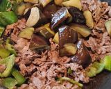 牛肉となすとピーマンの焼肉のたれ炒め作り方6写真