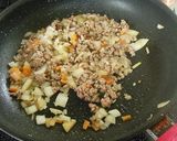 昭和の食堂風・挽き肉オムレツ作り方2写真