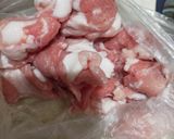 豚こまとズッキーニのポン酢炒め作り方1写真