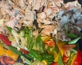 簡単夕食主菜・肉料理★豚こまピーマンねぎの酢豚作り方5写真
