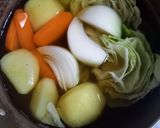 たっぷり野菜と明石焼き風たこ焼き作り方6写真