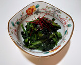 簡単！美味しい♬ほうれん草のごま油炒め♬作り方7写真
