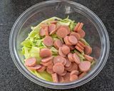 キャベツとウインナーのトロトロ卵焼き作り方3写真