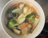 肉無チクワ洋風梅照りクリーム味野菜炒作り方15写真