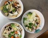 肉無チクワクきな粉トマト炒飯味野菜炒め作り方13写真