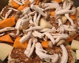 今日の夕飯肉団子?ハンバーグ?のトマトジュース煮作り方5写真