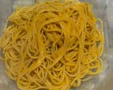 トリュフソースと卵黄のパスタ(身内専用)作り方3写真