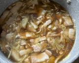 豚バラとミョウガの麺つゆ作り方3写真