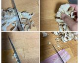 簡単！舞茸とベーコンのトマトパスタ♪作り方1写真