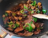 茄子とピーマンの挽肉めんつゆ炒め作り方6写真