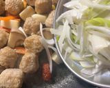 肉団子とキャベツのオイスター炒め作り方3写真
