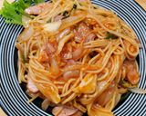 レンジでスパゲッティビビン麺風ナポリタン作り方5写真