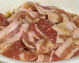 【ビールのお供】豚肉と筍のピリ辛中華炒め作り方1写真