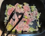 【ワンパン】絶品ネギ塩レモンパスタ作り方3写真