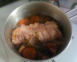 チャーシュー＊醤油大さじ4で美味しい煮豚作り方5写真