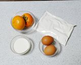 パパッと柿ケーキ（炊飯器）作り方1写真