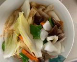 お一人様洋風オイ麻婆味根菜たっぷり野菜炒作り方14写真