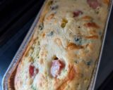 簡単★法蓮草とソーセージのケークサレ作り方5写真