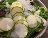 シシャモと葉物野菜のサラダ🥬作り方1写真