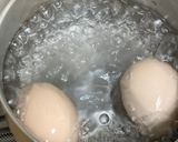 味玉の手巻き寿司　ごま油風味作り方1写真