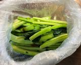 節約・簡単♪ブロッコリーの葉&茎の浅漬け作り方7写真